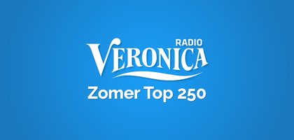 radio veronica zomer top 250 hitnoteringen 2025
